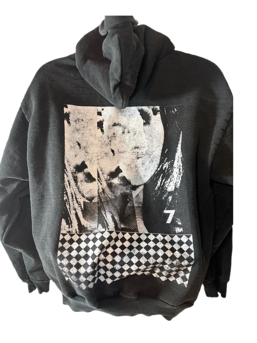 Official Beach House "7" Album Heavy Fleece Hoodie Blank by Los Angeles Apparel - Picture 2 of 6